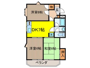 ビップロイヤルの物件間取画像